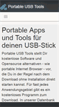 Mobile Screenshot of portable-tools.de